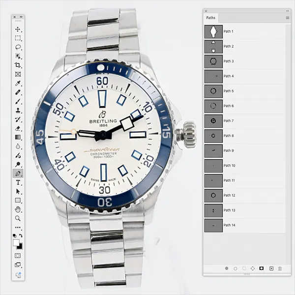 Detailed Ghost Mannequin product display